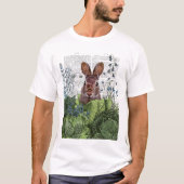 T-shirt Lapin dans une patte de chou (Devant)