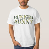 T-SHIRT LAPIN DE BUNKER CAMO / CAMOUFLAGE (Devant)
