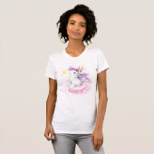 T-shirt Lapin de fée d'aquarelle (Devant entier)