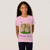 T-Shirt Lapin de garenne (Devant entier)
