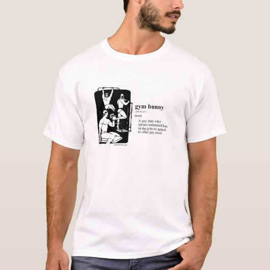 T-SHIRT LAPIN DE GYM (Devant)