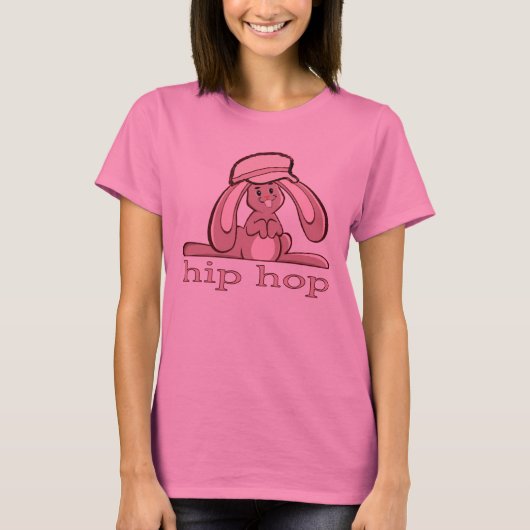 T-shirt Lapin de hip hop (Devant)