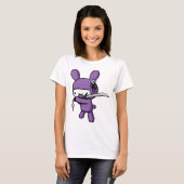 T-shirt Lapin de Ninja (Devant entier)