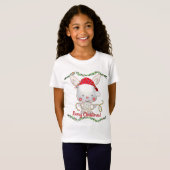 T-Shirt Lapin de Noël (Devant entier)
