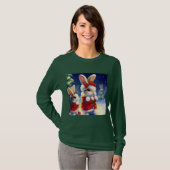 T-shirt Lapin de Noël 3 (Devant entier)