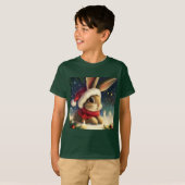 T-shirt Lapin de Noël 4 (Devant entier)