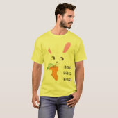 T-shirt lapin de nom de nom (Devant entier)