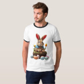 T-shirt Lapin de Pâques (Devant entier)
