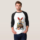 T-shirt Lapin de Pâques (Devant entier)