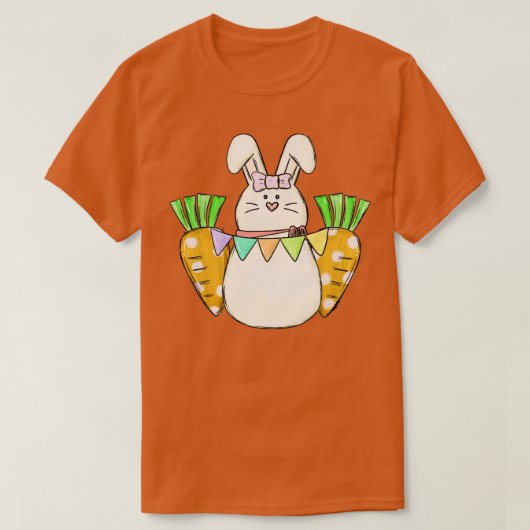 T-shirt lapin de pâques 16 (Design devant)