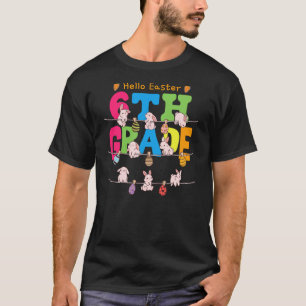 T-shirt Lapin de Pâques 6e année Pré-adolescent Alpha Chré