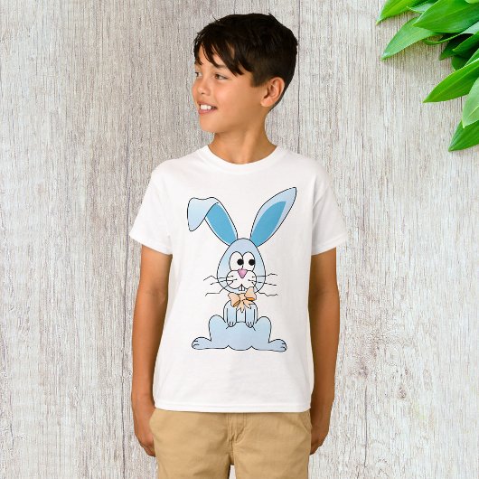 T-shirt Lapin De Pâques Avec Cravate De Bow