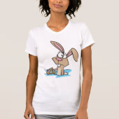 T-shirt Lapin De Pâques Avec Panier (Devant)
