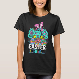 T-shirt Lapin de Pâques de jeu vidéo Manette de jeu Joueur
