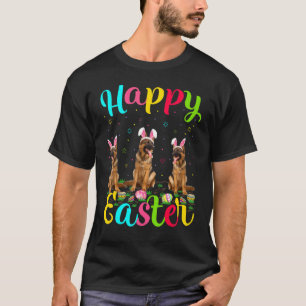 T-shirt Lapin de Pâques drôle Allemand Chien de berger heu