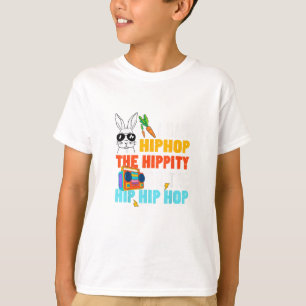 T-shirt Lapin de Pâques drôle Hip Hop Hippity Garçons Fill