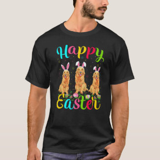 T-shirt Lapin de Pâques drôle Œuf Chien Retriever doré Heu