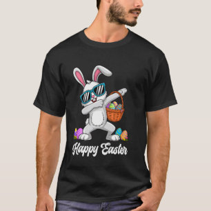 T-shirt Lapin de Pâques drôle qui fait le dab Easter heure