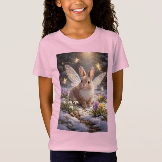 T-Shirt Lapin de Pâques fée (Devant)