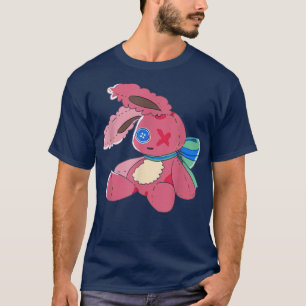 T-shirt Lapin de Pâques Goth Cute Kawaii Bunny pour filles