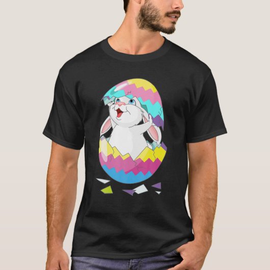 T-shirt Lapin De Pâques Hatchs D'Oeufs Drôle (Devant)