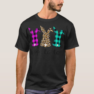 T-shirt Lapin de Pâques Léopard Lapin Dimanche des Rameaux