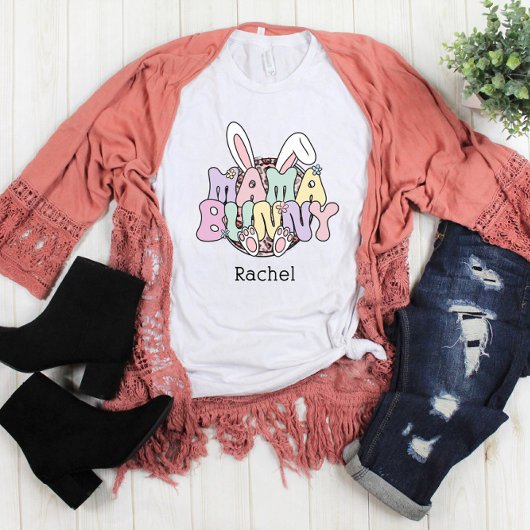 T-shirt Lapin de Pâques Mama