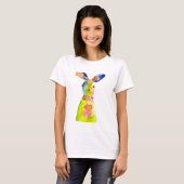T-shirt Lapin de Pâques mignon (Devant entier)