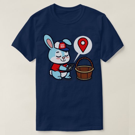 T-shirt Lapin de Pâques moderne (Design devant)