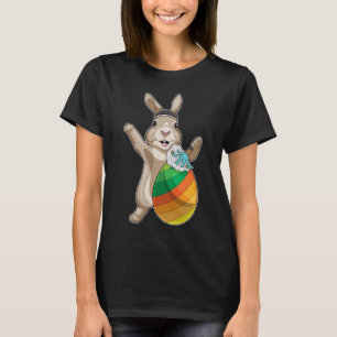 T-shirt Lapin de Pâques OEuf de Pâques Plumes duster