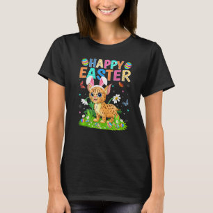 T-shirt Lapin de Pâques œuf drôle de lynx Bobcat dimanche