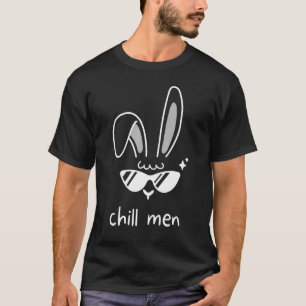 T-shirt Lapin de Pâques oreilles de lapin lunettes homme d