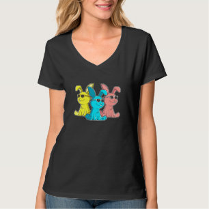 T-shirt Lapin de Pâques Trio Hip Hop Lapins Drôles Garçons