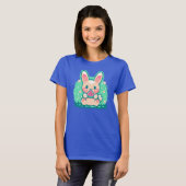T-shirt Lapin de pastèque d'été (Devant entier)