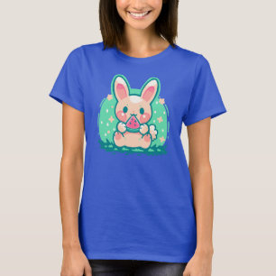 T-shirt Lapin de pastèque d'été