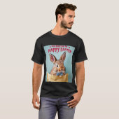 T-shirt Lapin de poche Dapper avec Cravate Bow (Devant entier)