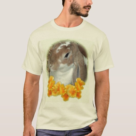 T-shirt Lapin de visage de bébé (Devant)