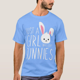 T-shirt Lapin Design Vêtements De Lapin Juste Une Fille Qu