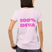 T-shirt Lapin diva avec éclat (Dos)