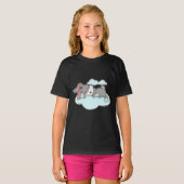 T-shirt Lapin dormant dans les nuages (Devant entier)