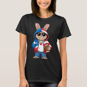 T-shirt lapin drapeau de Porto Rico lapin portoricain