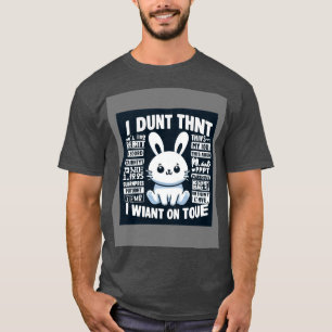 T-shirt lapin drôle Joli Bunny Graphic Tee
