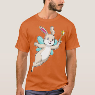 T-shirt Lapin en fée avec baguette magique