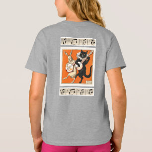 T-shirt Lapin et chat dansants musicaux 