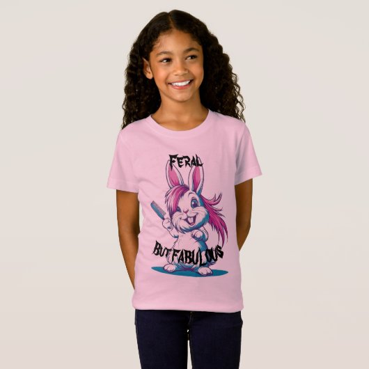 T-Shirt Lapin Feral (Devant entier)