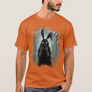 T-shirt Lapin gothique effrayant Goth Lapin Lapin maléfiqu