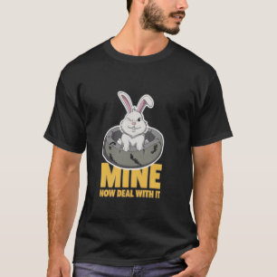 T-shirt Lapin Grincheux MIEN MAINTENANT FAIRE AVEC Humour