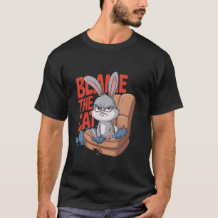T-shirt Lapin Grincheux REJETEZ LA FAUTE SUR LE CHAT Humou