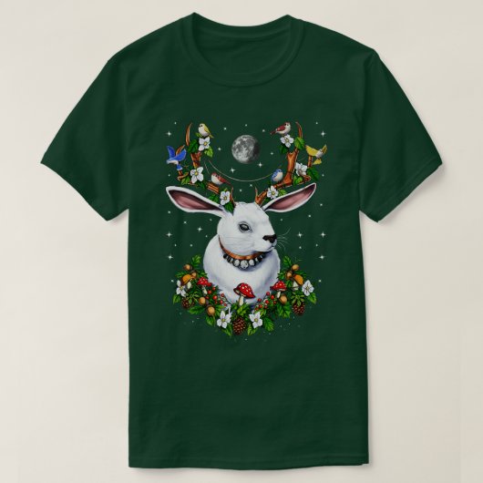 T-shirt Lapin Jackalope 1 (Design devant)