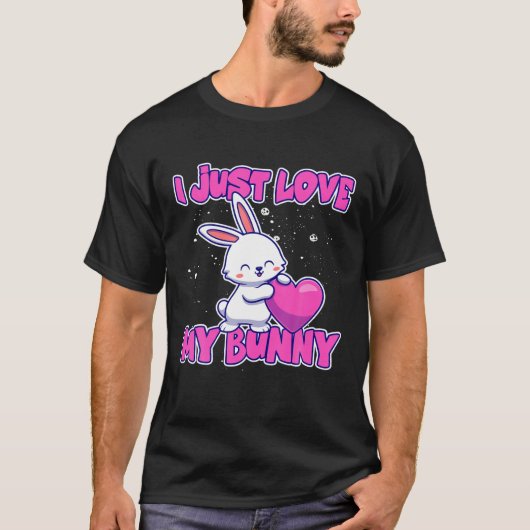 T-shirt Lapin J'Aime Mon Lapin (Devant)